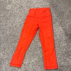 Lululemon Athletica Vibrant Red Leggings